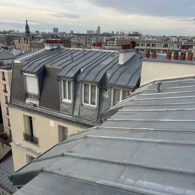 Rénovation de toiture zinc Paris