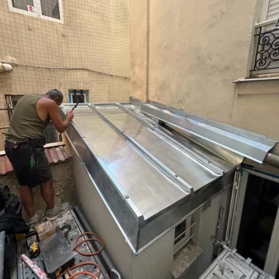 Rénovation toiture zinc Paris 75 Pro Toiture IDF